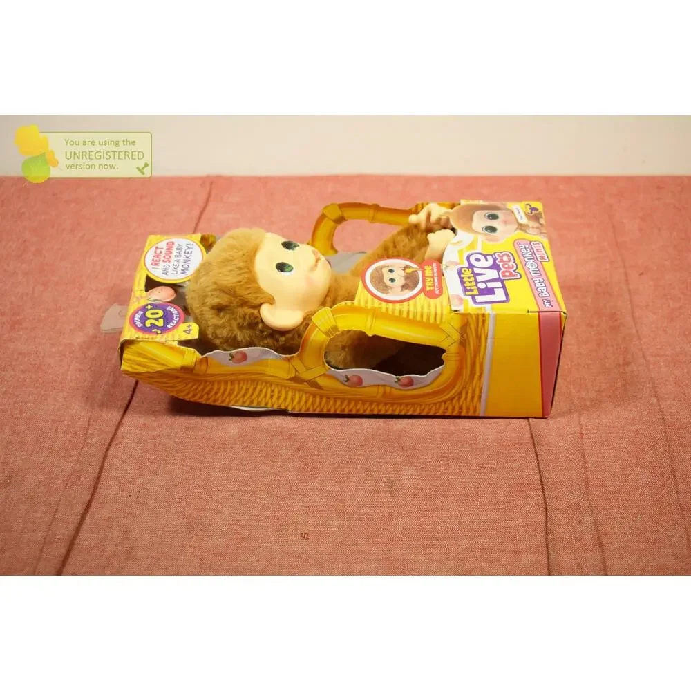 Little Live Pets My Baby Monkey Minis Pepi Peach
